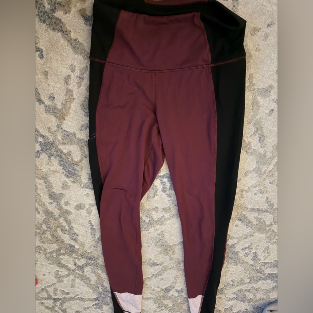 The North Face Small, Women's winter legging- Burgundy